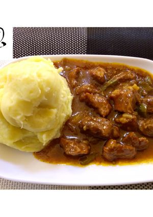 A picture of Mashed sweet potatoes.