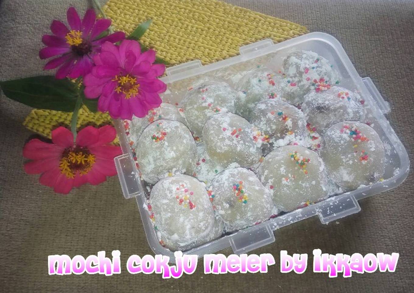 Resep Mochi cokju meler