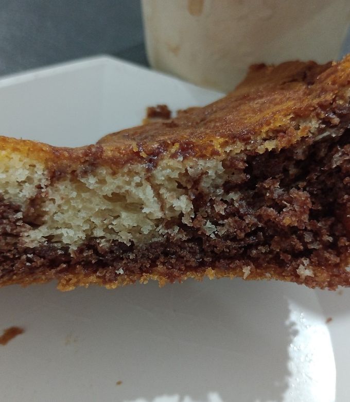 Una foto de Budín marmolado