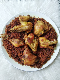 Foto resep Ayam goreng serundeng