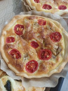 Une photo de Mini tarte au thon/tomate