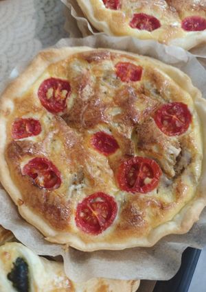 Une photo de Mini tarte au thon/tomate