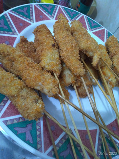 Foto resep Sate ayam krispi