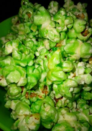 Foto resep Popcorn pandan