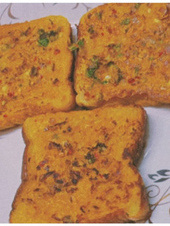A picture of Besan Bread Toast.