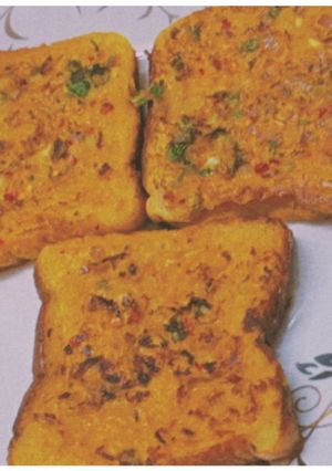 A picture of Besan Bread Toast.