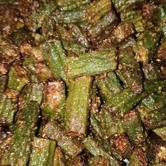 A picture of Masala bhindi.