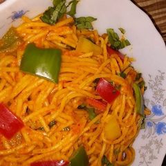 A picture of Easy peasy spaghetti.