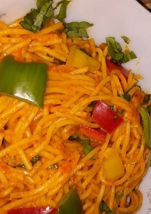 A picture of Easy peasy spaghetti.