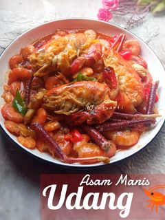 Foto resep Udang Asam Manis