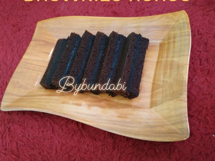 Cara Mudah Membuat Resep Brownies kukus ala Amanda, super lembut, ekonomis, anti gagal yang Sempurna Anti Ribet, Lezat Sekali