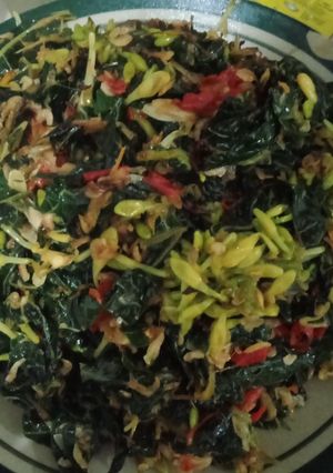 Foto resep Tumis Bunga dan Daun Pepaya