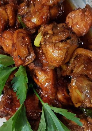 Foto resep Ayam Kukus Saus Kecap (ala goreng mentega) - Diet Kolesterol