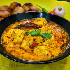 A picture of Besan ke gatte.