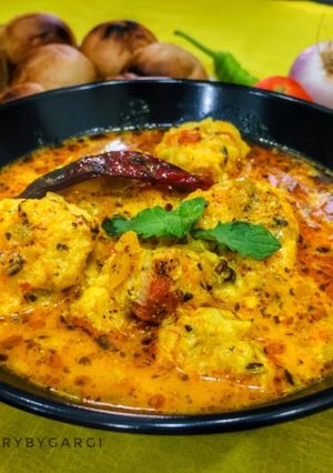 A picture of Besan ke gatte.