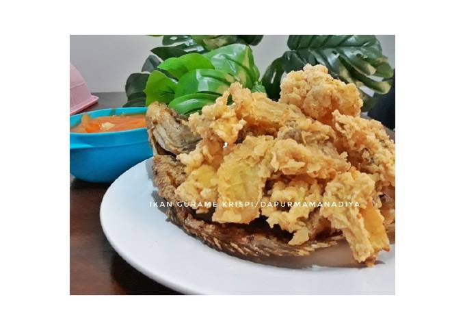 Bagaimana Membuat Gurame goreng krispi Anti Gagal