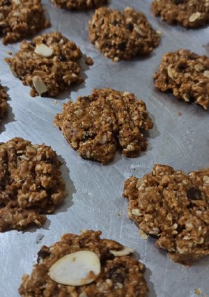 Foto resep Oatmeal Cookies with Mix Nuts