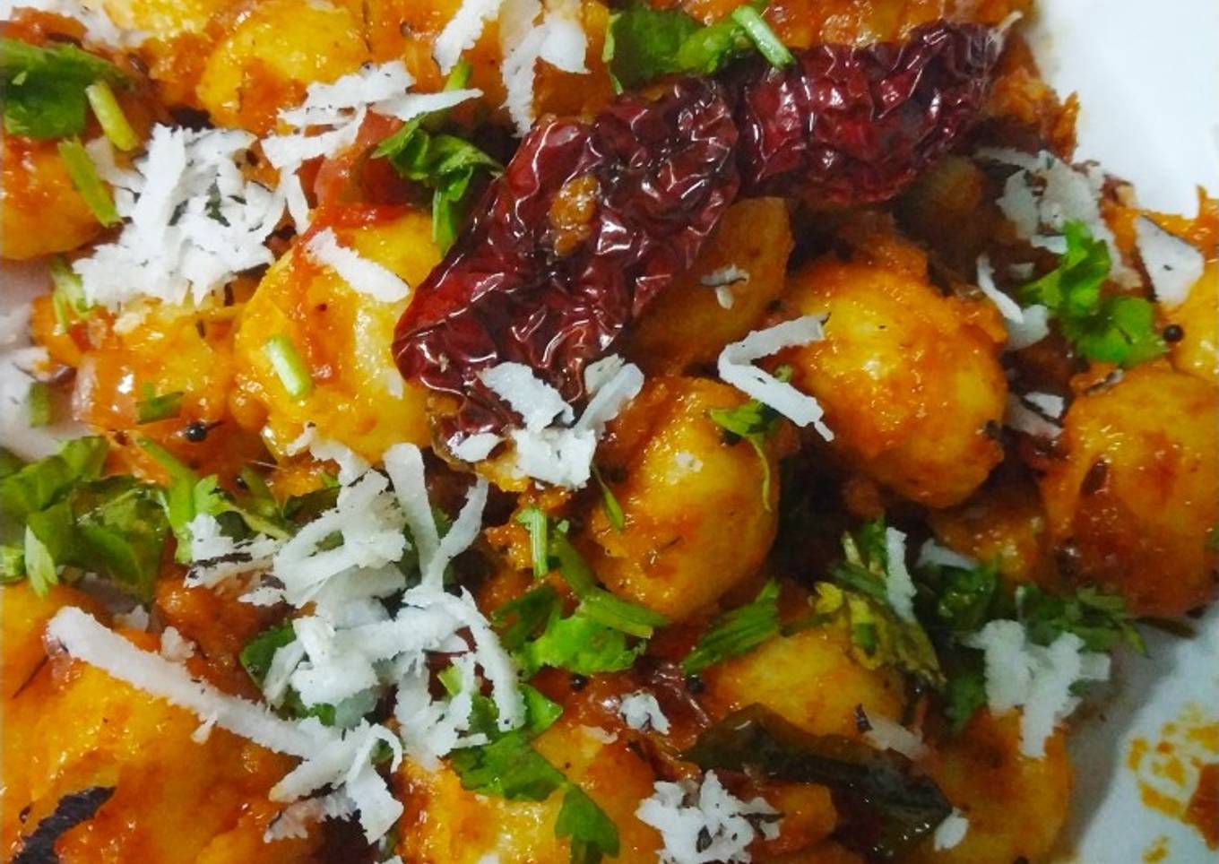 Kara kozhukattai (rice balls)