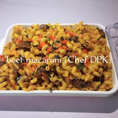 Classic beef Macaroni A picture of Classic beef Macaroni.