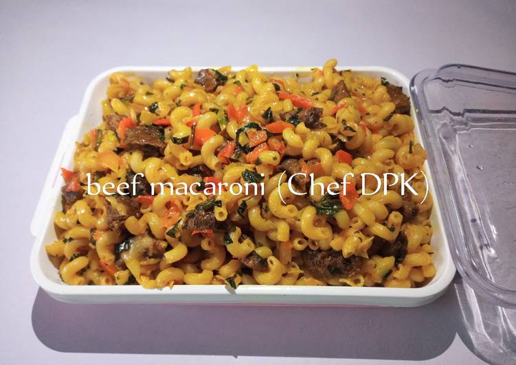 Step-by-Step Guide to Cook Perfect Classic beef Macaroni