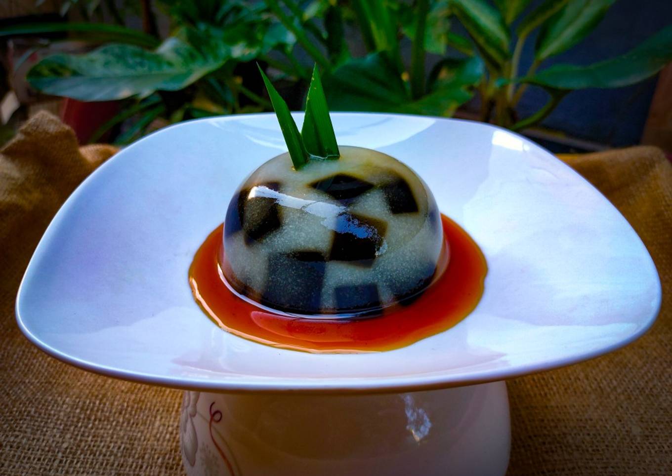 Puding Cincau Gula Jawa ala Chef Muhammad