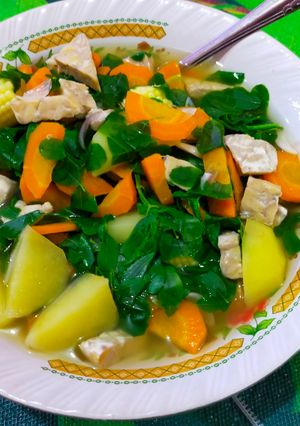 Foto resep Sayur bening daun kelor