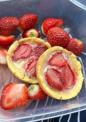 Foto resep Pie Strawberry Sederhana