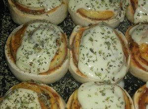 Una foto de Pizza arrollada!!!