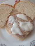 Hamburger con salsina di yogurt