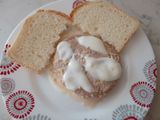 Hamburger con salsina di yogurt