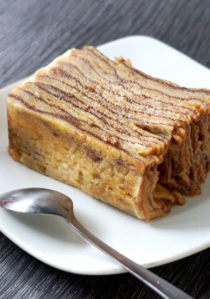 Foto resep Resep Cocoa Puff Cake Kukus