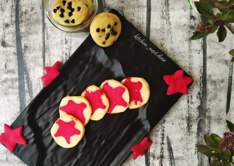 Step-by-Step Guide to Make Any-night-of-the-week Eggless Nutella Stuffed Cookies and Vanilla Star Cookies