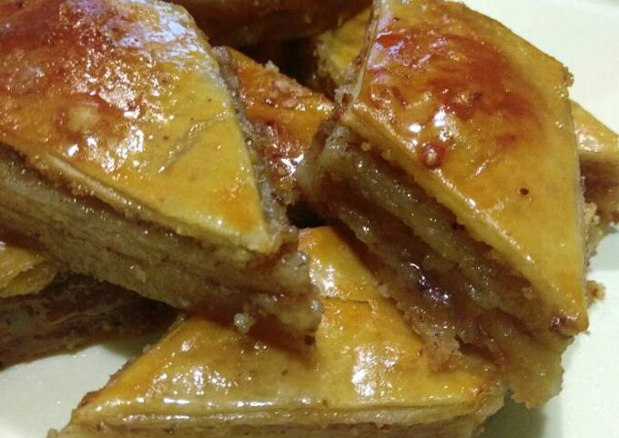 Пахлава с медом – пошаговый рецепт приготовления с фото