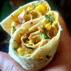 A picture of Tandoori Corn Aloo Frankie.