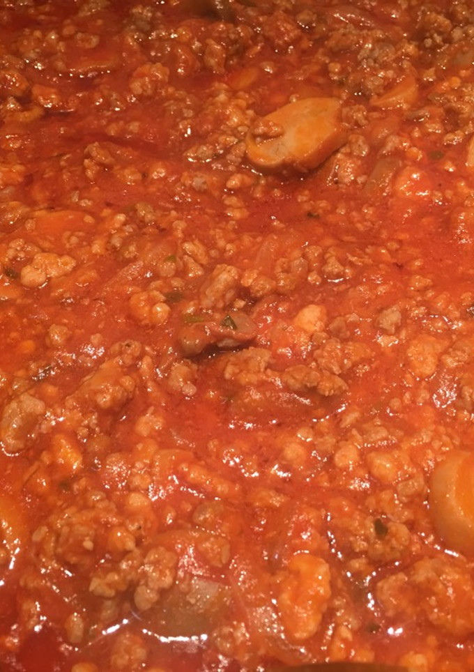 Una foto de Pasta al estilo 'mamá Reme'