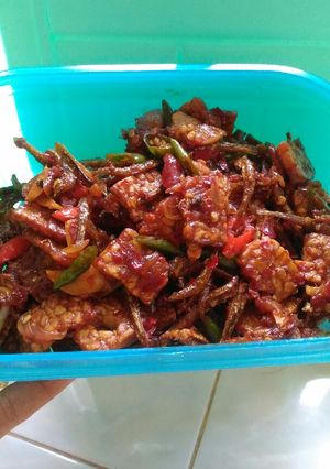 Foto resep (5) Kering tempe teri simple