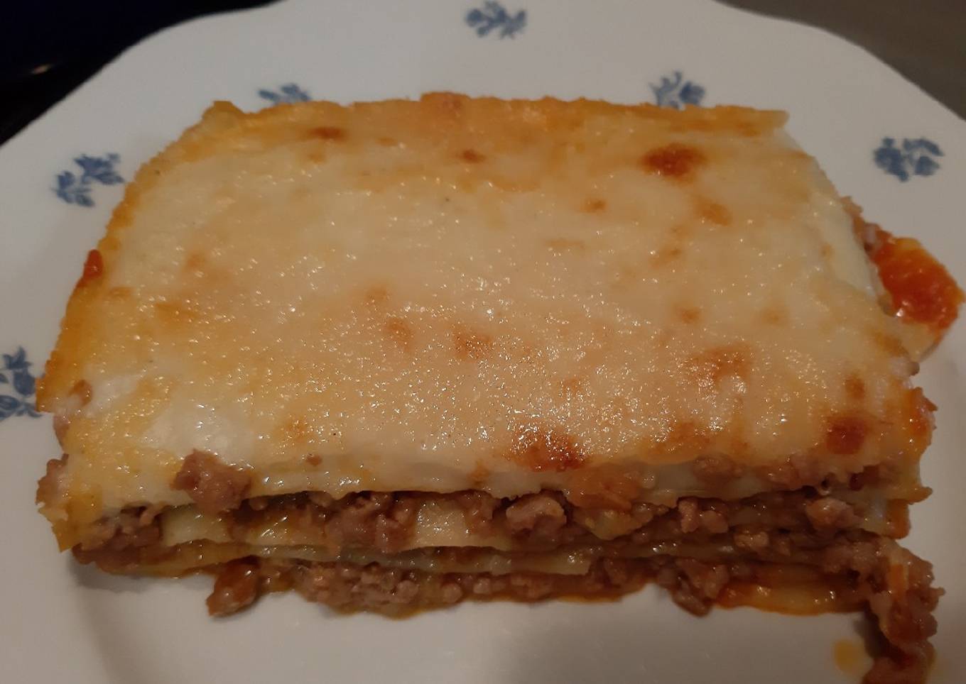 Lasaña boloñesa