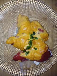 Una foto de Pimientos rellenos de brandada de bacalao en Thermomix