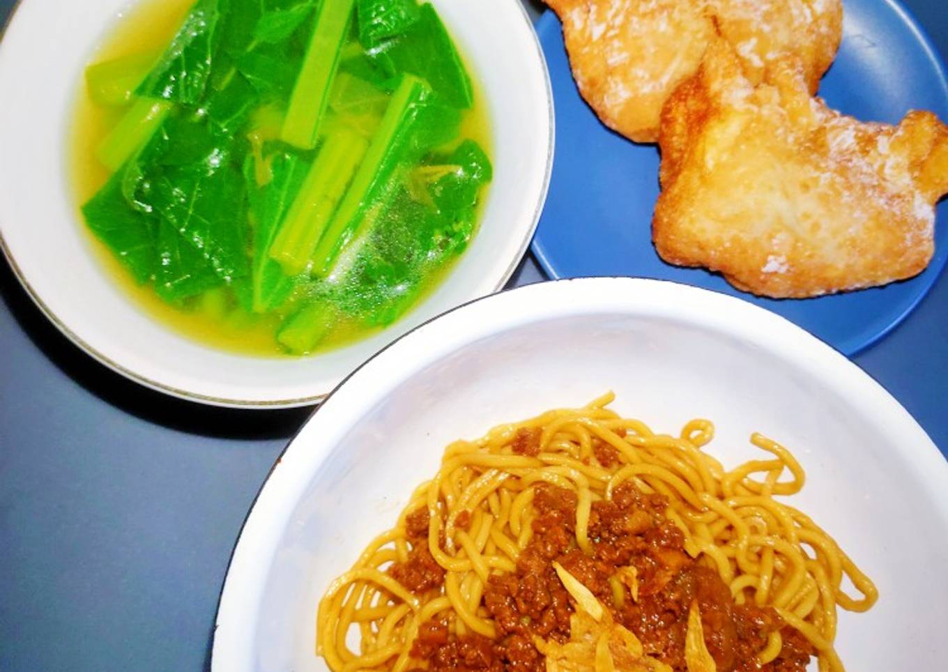 1. Topping Bakmi: Daging/ayam/b2 cincang saus kecap (Easy)