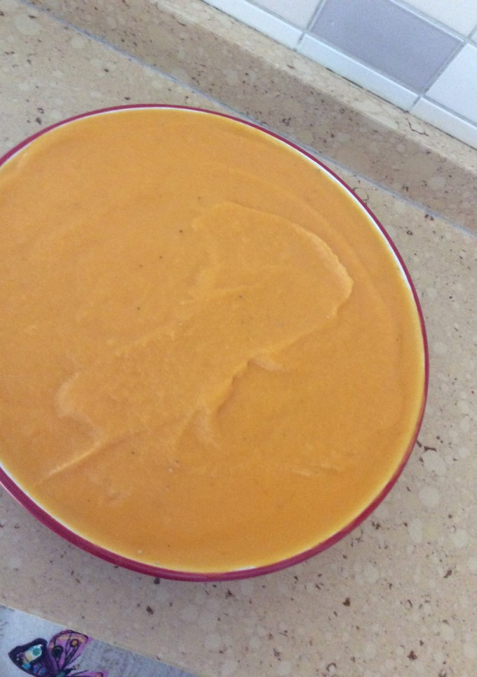 Una foto de Crema de calabaza