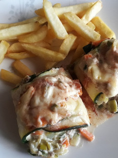 Una foto de Canelones de zapallitos