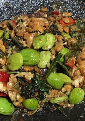 Foto resep Sambel Tempe Daun Kemangi