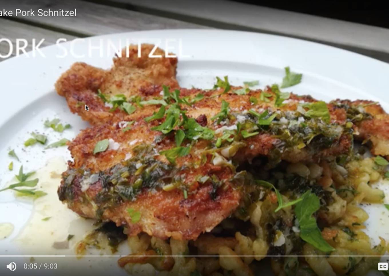 Pork Schnitzle