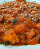 Pulpo en salsa semipicante