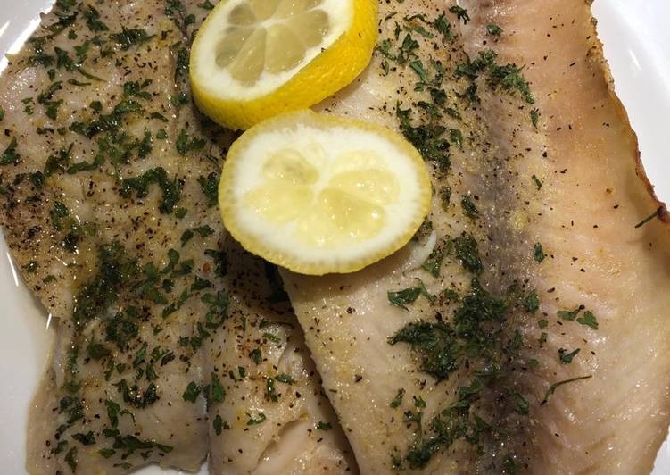 Recipe of Super Quick Homemade Easter Baked Tilapia 🐟
