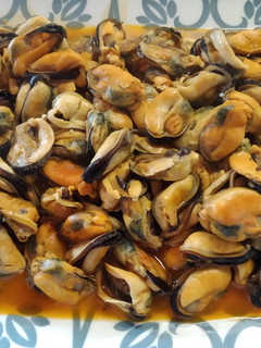 Una foto de Mejillones en salsa