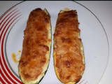 Calabacines rellenos de atún