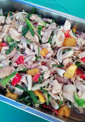 รูปของ ไก่ผัดขิง #กินผักรักสุขภาพ6