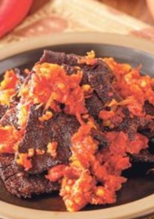 Foto resep Dengdeng kering balado