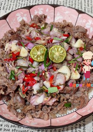 Foto resep Beef Slice Sambal Matah